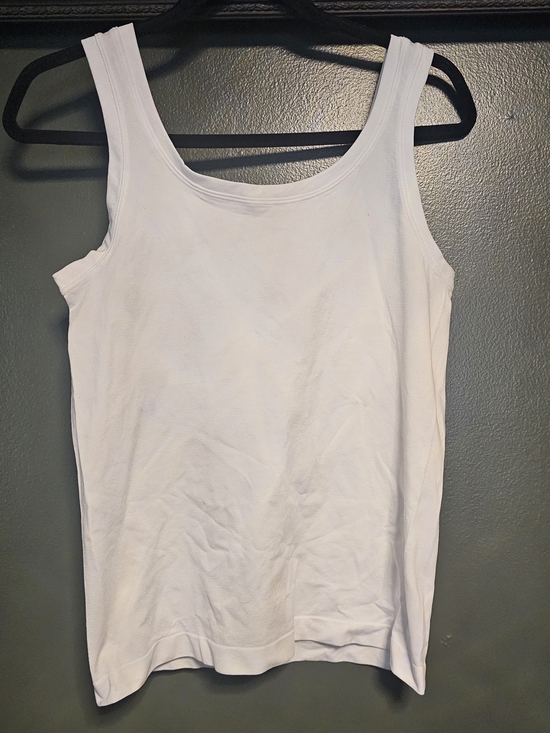 Bali Tops - Bali White Scoop Neck Tank Top